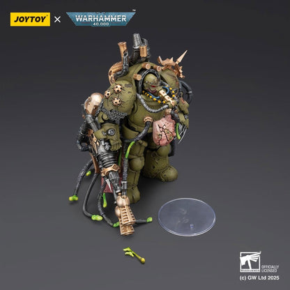 Warhammer 40,000 Death Guard Lord of Virulence with Power Fist and Twin Plague Spewer -Action Figure
