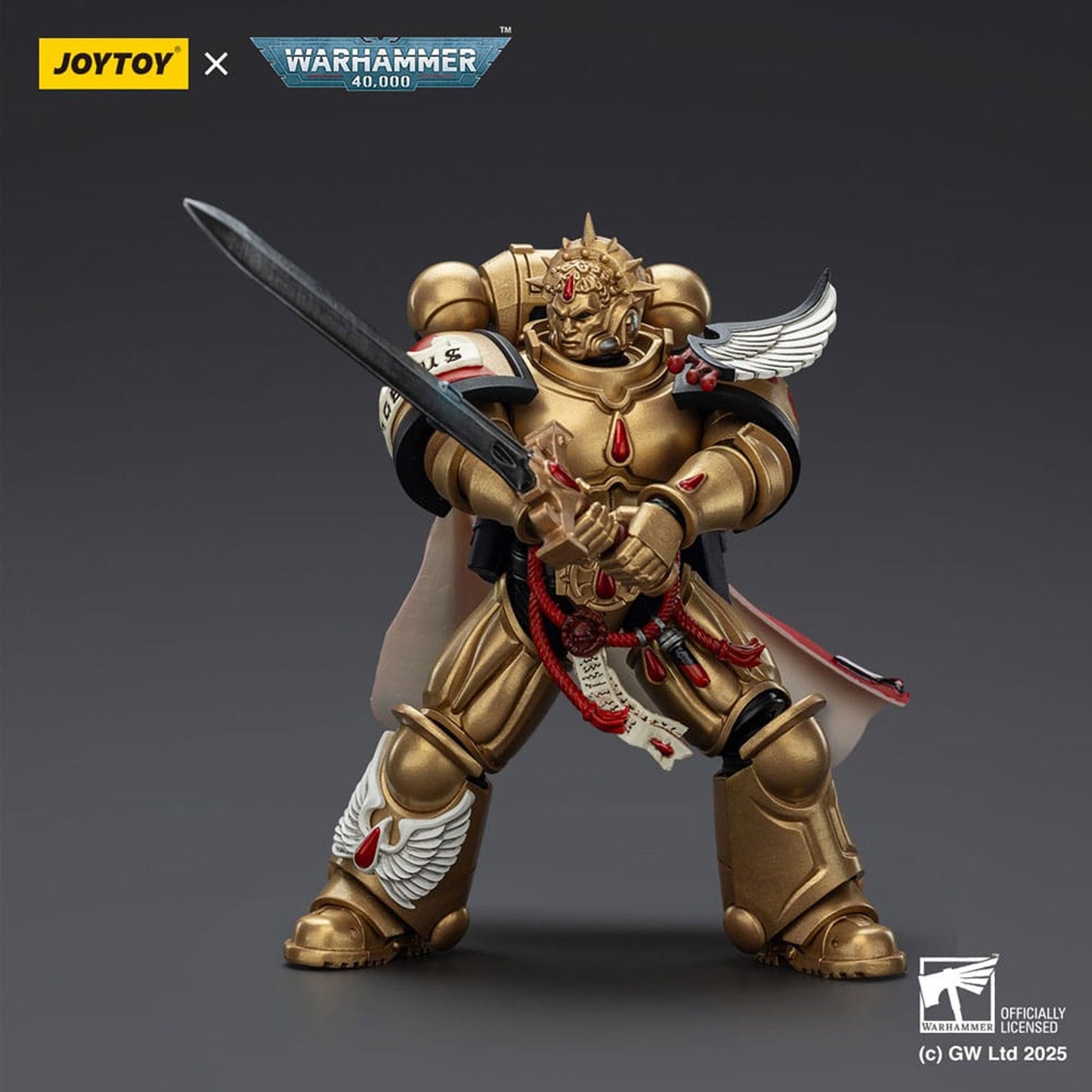 Warhammer 40,000: Combat Patrol Blood Angels Action Figure Captain with Heavy Bolt Pistol & Power Sword