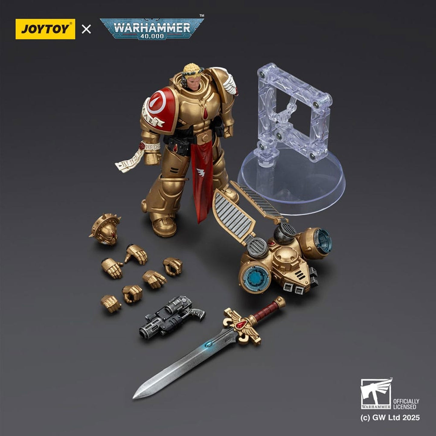 Warhammer 40,000: Combat Patrol Blood Angels Action Figure Sanguinary Guard 1 with Inferno Pistol and Encarmine Blade