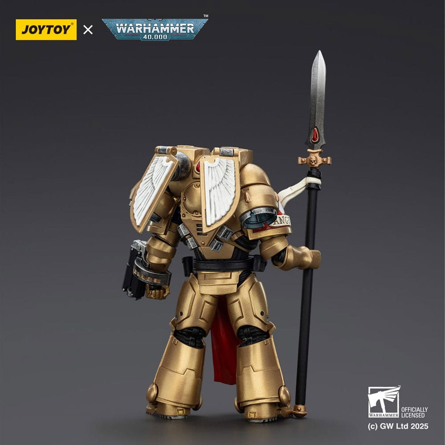 Warhammer 40,000: Combat Patrol Blood Angels Action Figure Sanguinary Guard 2 with Angelus Boltgun and Encarmine Spear