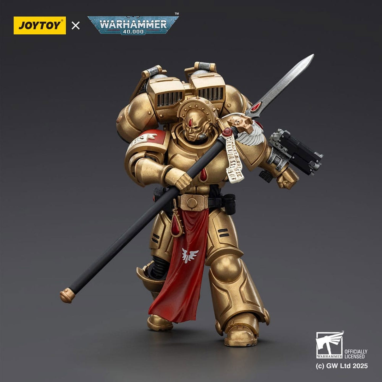 Warhammer 40,000: Combat Patrol Blood Angels Action Figure Sanguinary Guard 2 with Angelus Boltgun and Encarmine Spear