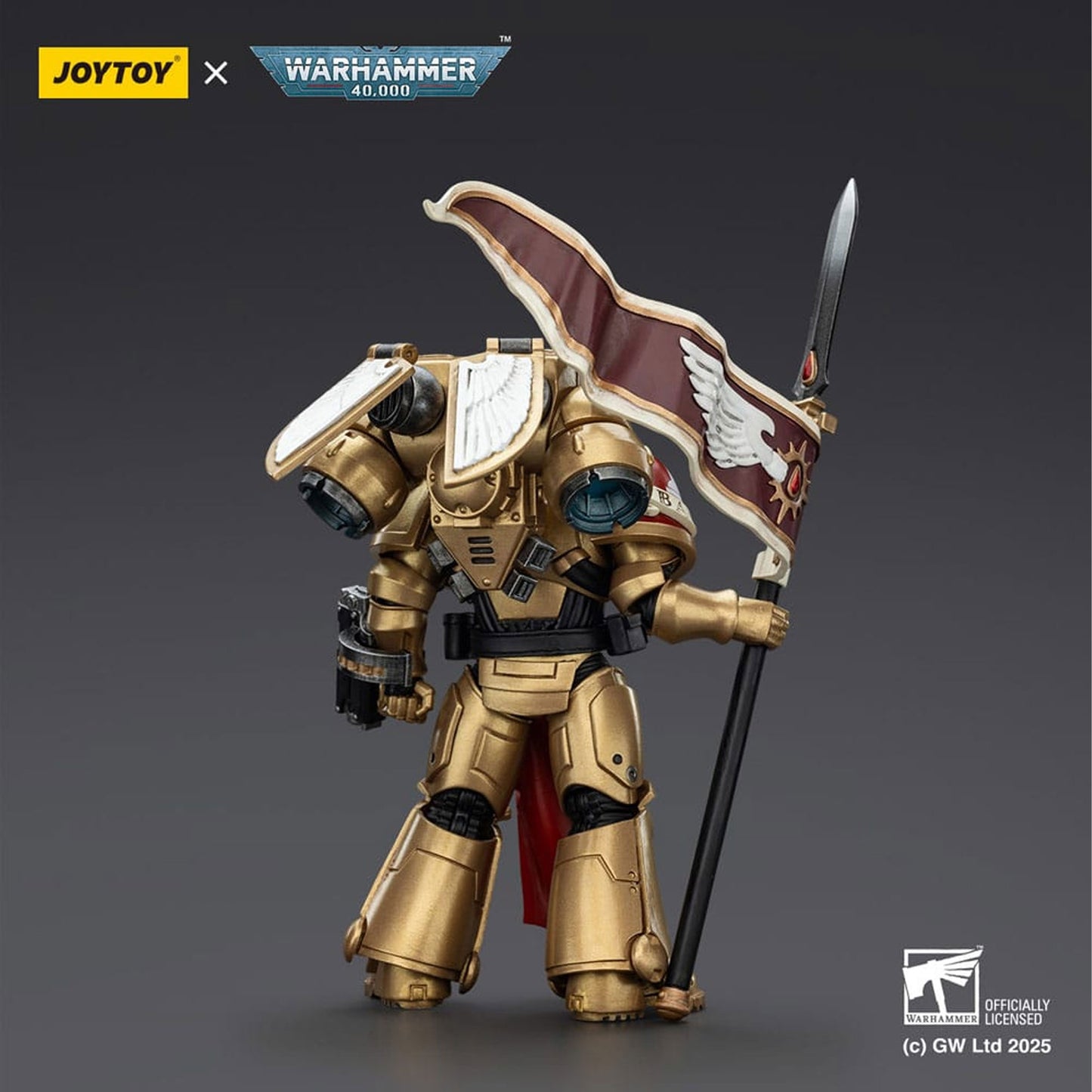 Warhammer 40,000: Combat Patrol Blood Angels Action Figure Sanguinary Guard 3 with Angelus Boltgun and Encarmine Spear