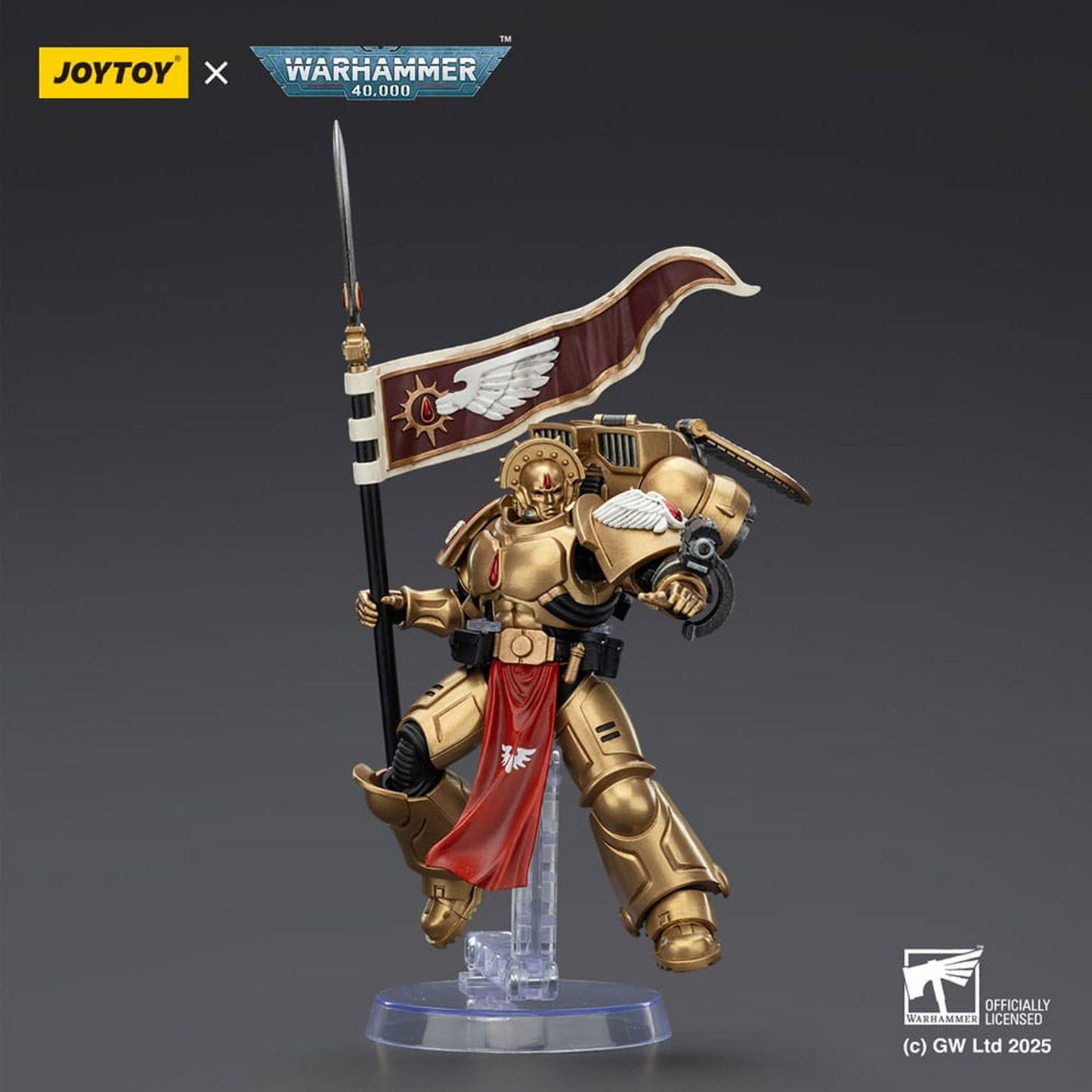 Warhammer 40,000: Combat Patrol Blood Angels Action Figure Sanguinary Guard 3 with Angelus Boltgun and Encarmine Spear