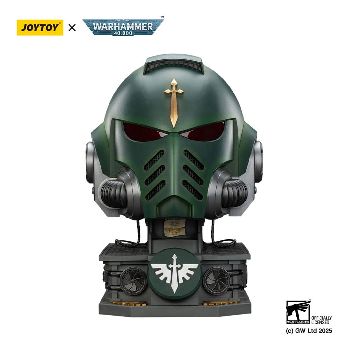Warhammer 40,000: Dark Angels MkX Helmet & Display Stand -Replica