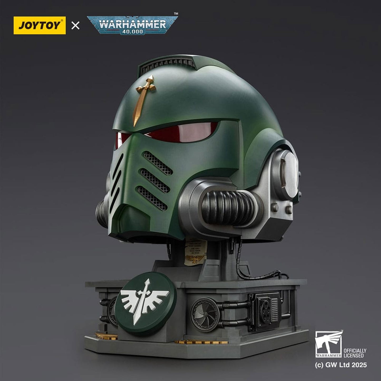 Warhammer 40,000: Dark Angels MkX Helmet & Display Stand -Replica