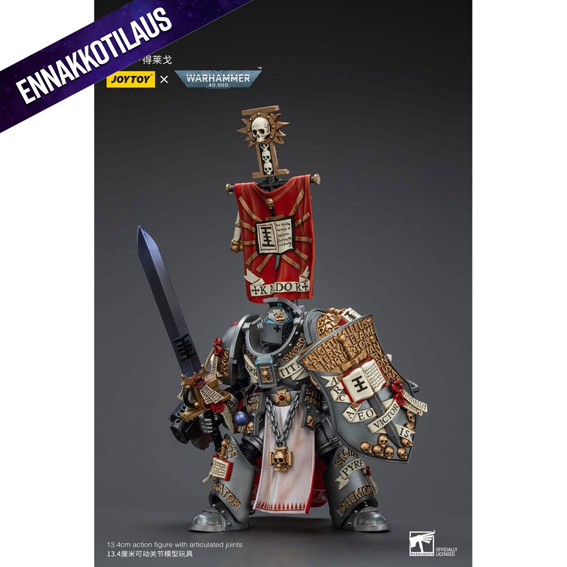 Warhammer 40k 1/18 Grey Knights Kaldor Draigo -Action Figure