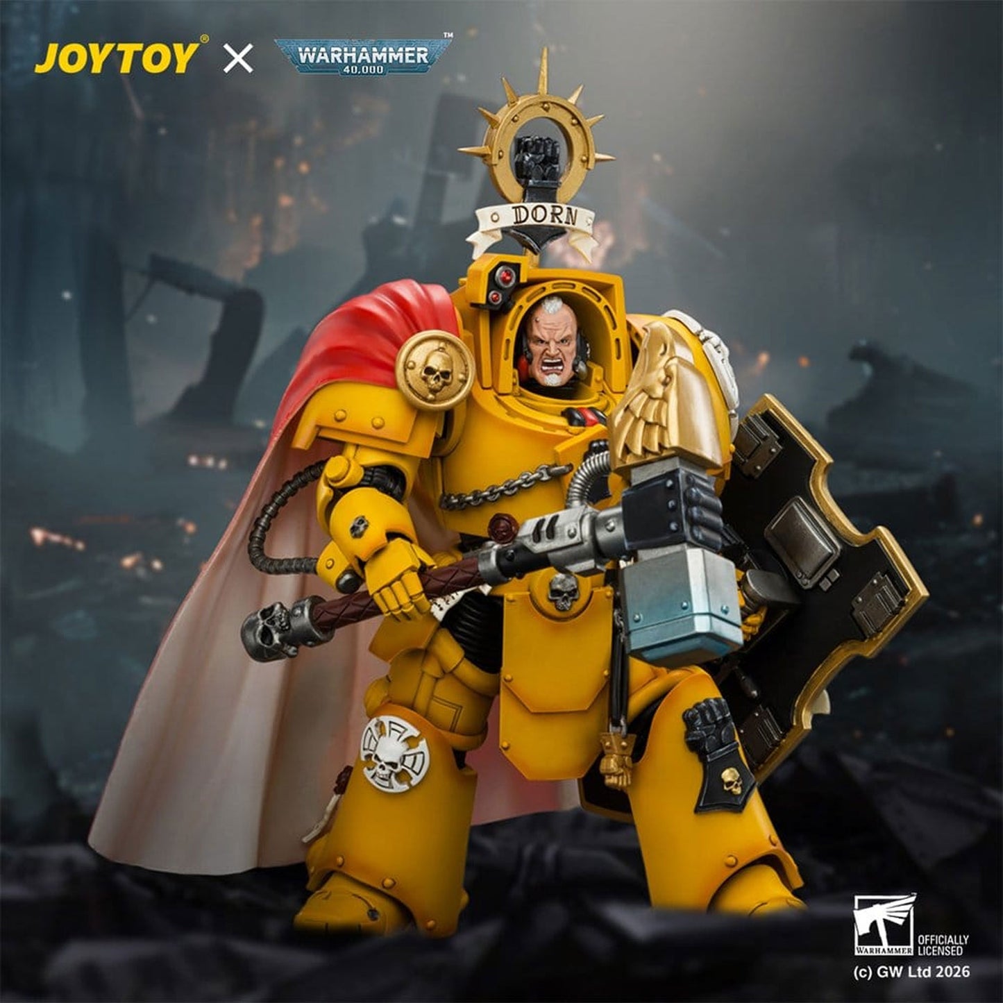 Warhammer Imperial Fists Darnath Lysander -Action Figure