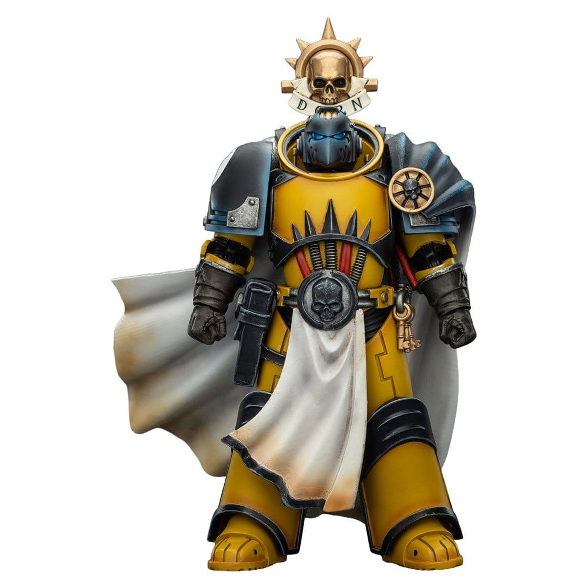 Warhammer Imperial Fists Librarian Consulwith Force Axe and Bolt Pistol -Action Figure