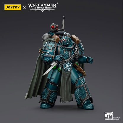 Warhammer The Horus Heresy Actionfigur Alpha Legion Exodus Den ende som är många Med prickskyttegevär och kraftdolk