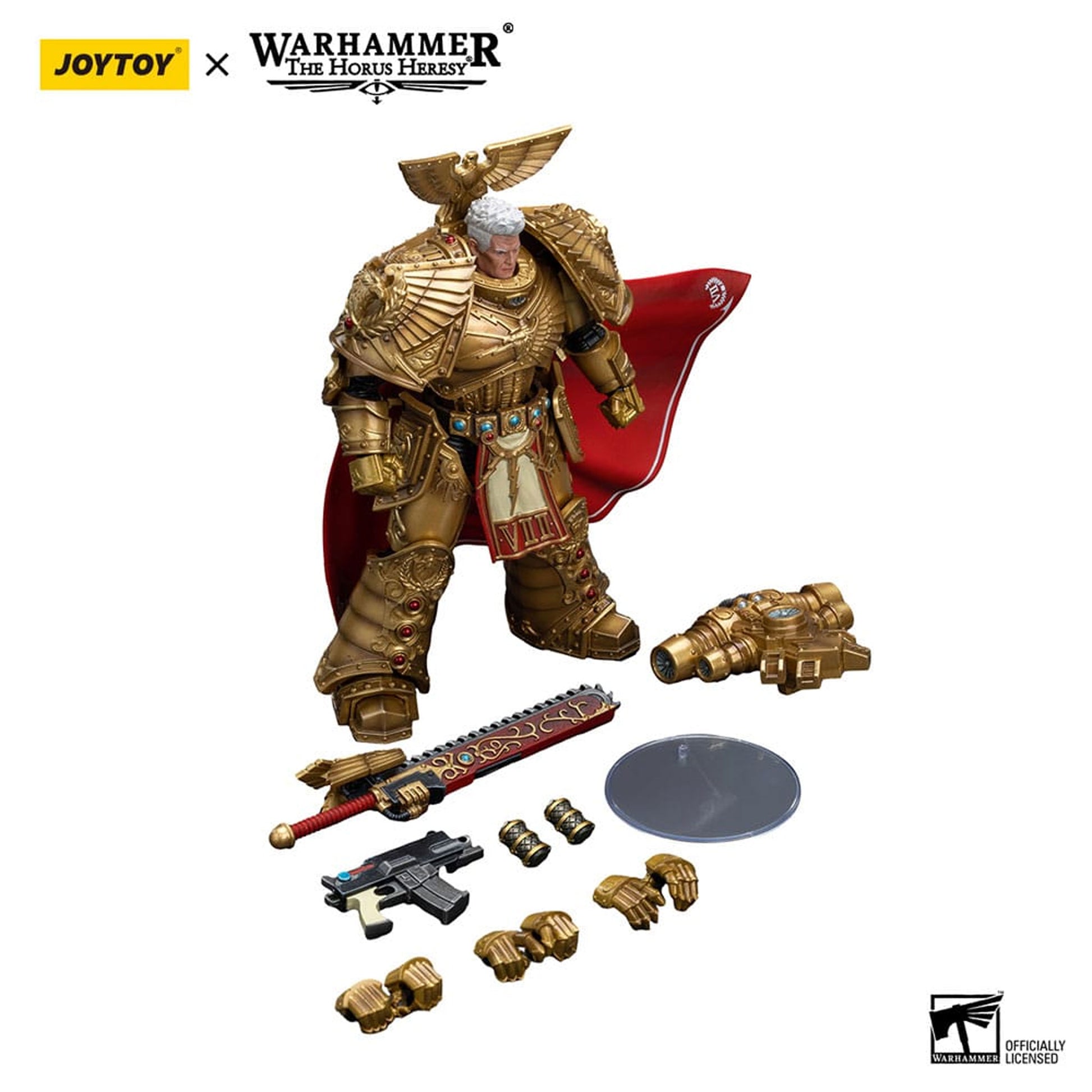 Warhammer The Horus Heresy 1/18 Imperial Fists Rogal Dorn Primarch of the 7th Legion -Action Figure