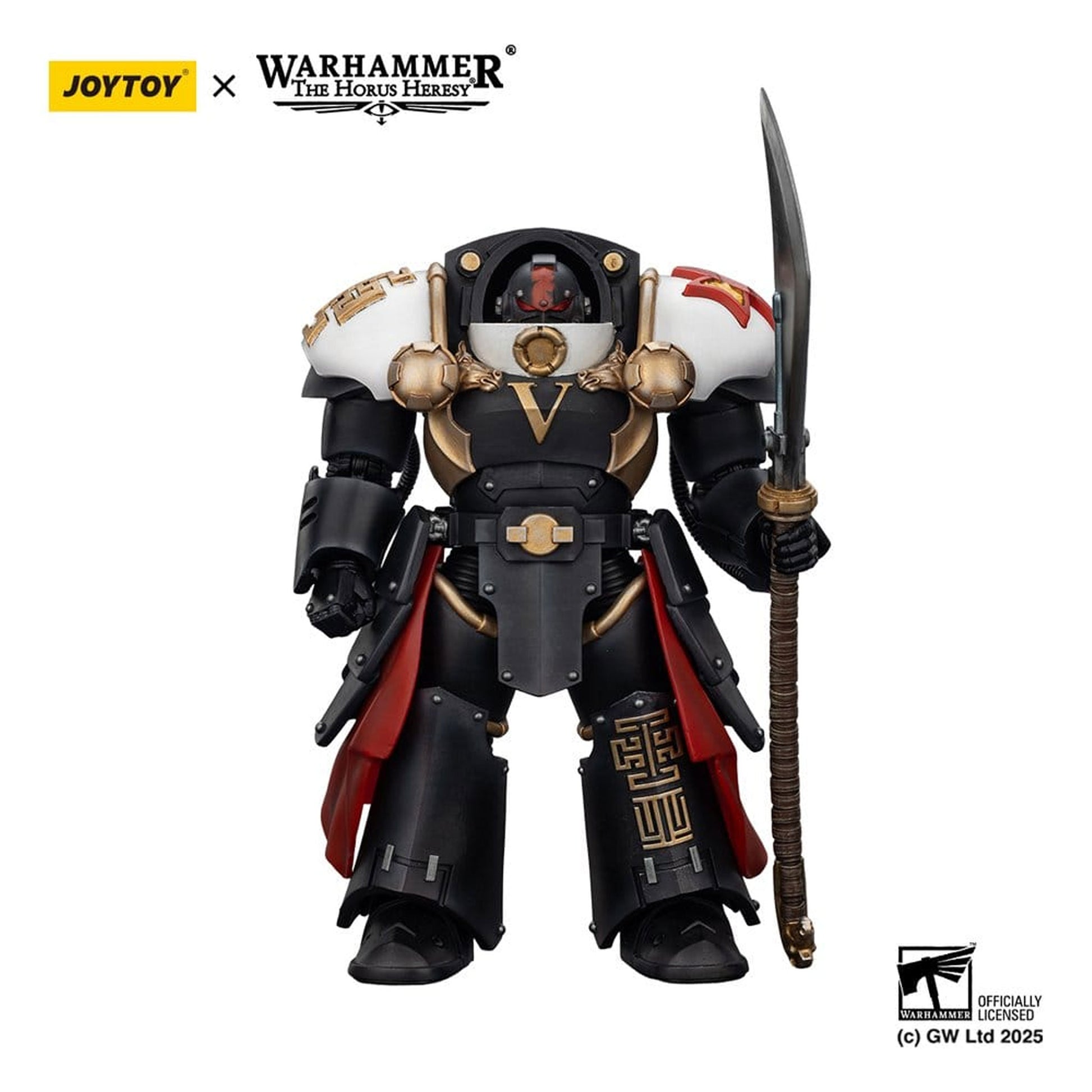Warhammer The Horus Heresy White Scars Ebon Keshig Terminator 1 with Power Glaive -Action Figure