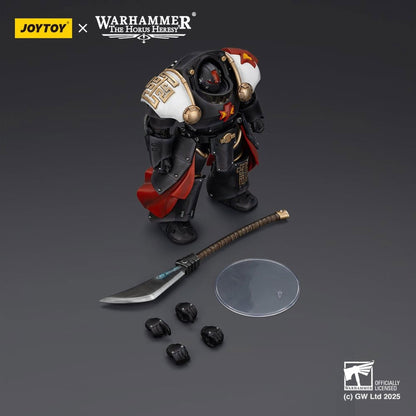 Warhammer The Horus Heresy White Scars Ebon Keshig Terminator 2 with Power Glaive -Action Figure