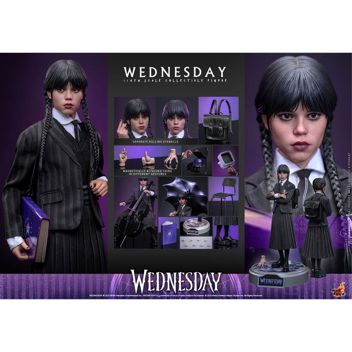 Wednesday Action Figure 1/6 Wednesday
