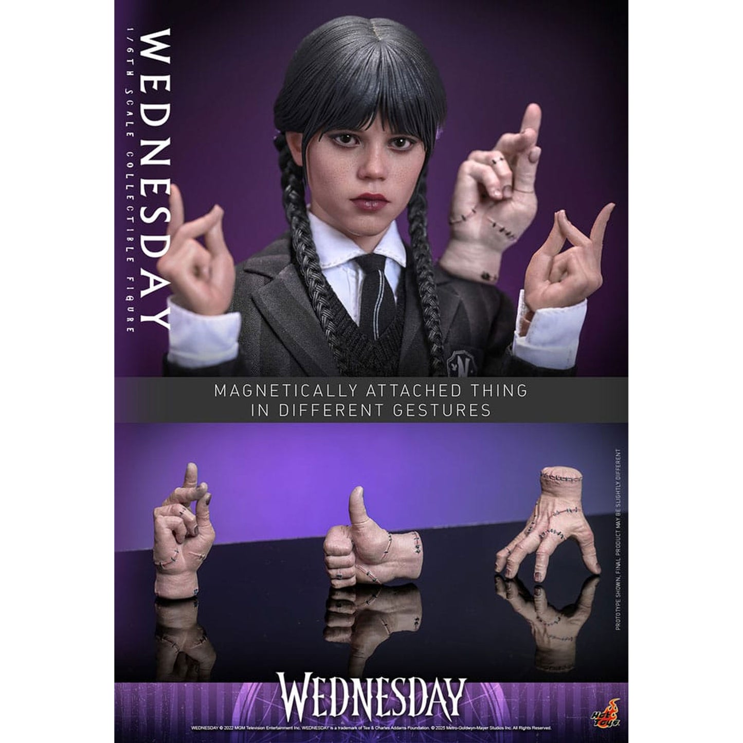 Wednesday Action Figure 1/6 Wednesday