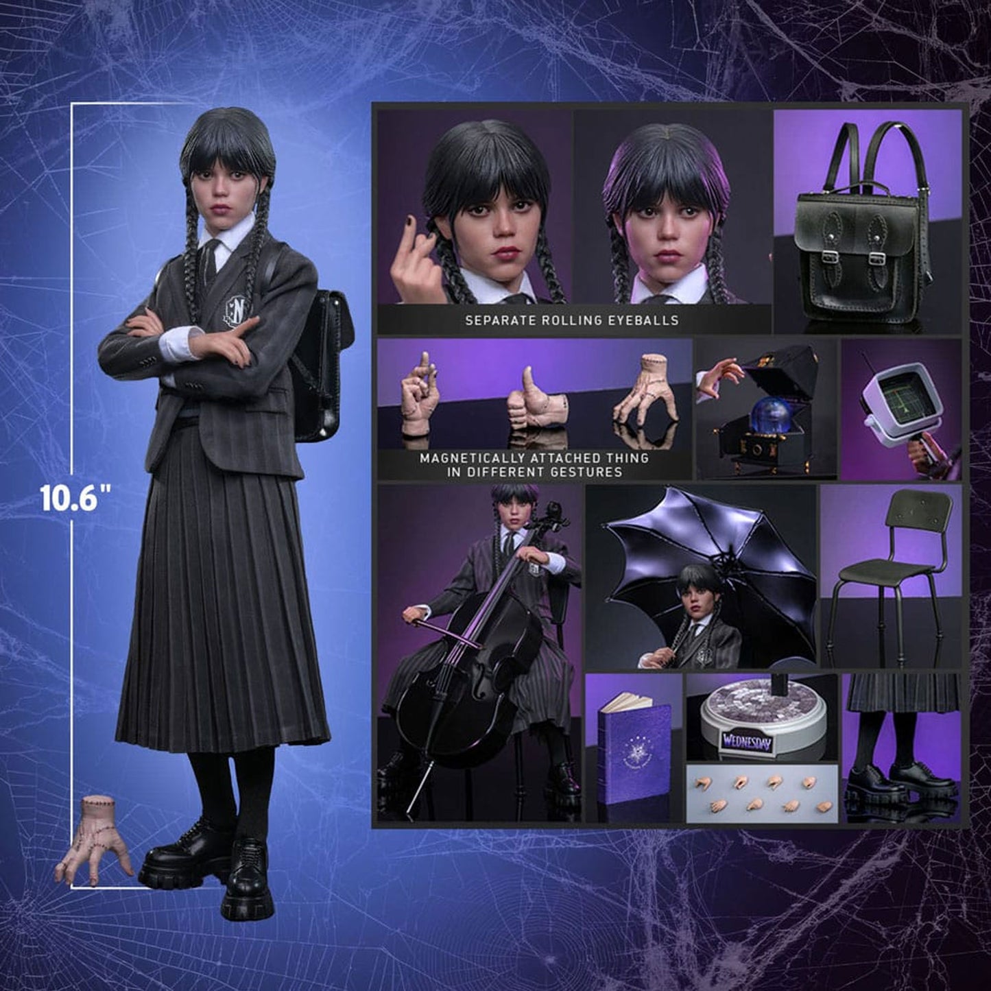 Wednesday Action Figure 1/6 Wednesday