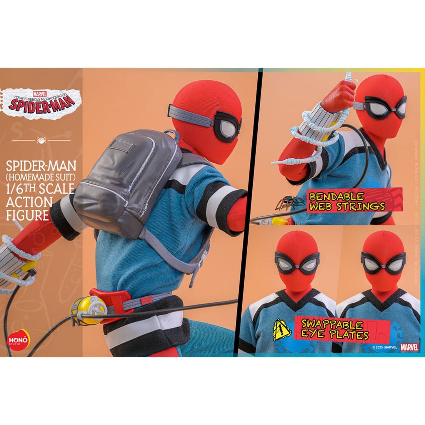 Your Friendly Neighborhood Spider-Man Action Figure 1/6 Spider-Man (Homemade Suit)