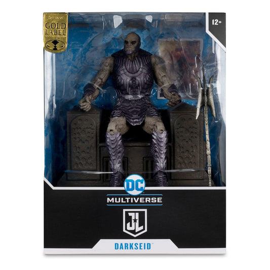 Zack Snyder's Justice League DC Multiverse Mega Action Figure Darkseid with Throne (Gold Label)