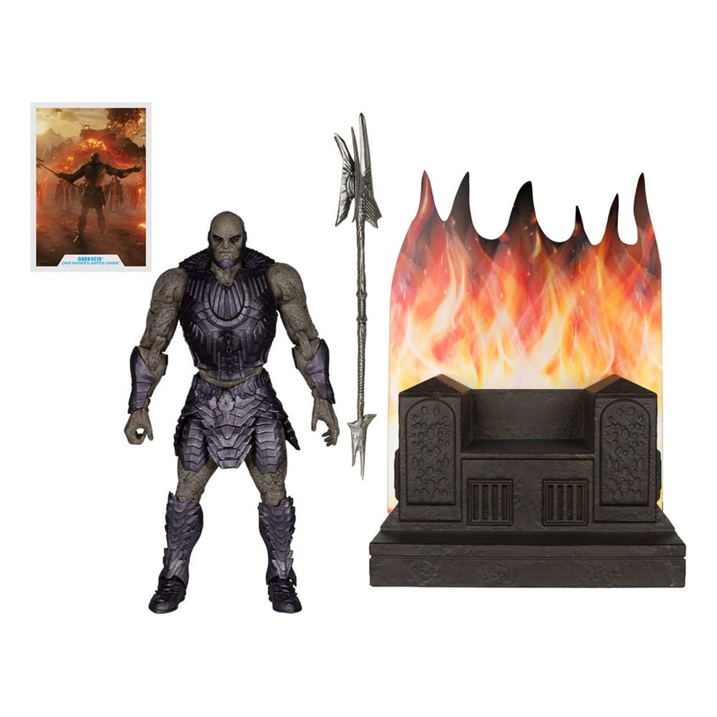 Zack Snyder's Justice League DC Multiverse Mega Action Figure Darkseid with Throne (Gold Label)